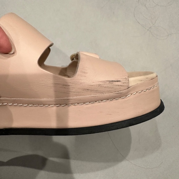 3.1 Phillip Lim Pink Freida Double Buckle Platform Sandals - Size 8 - Picture 7 of 11